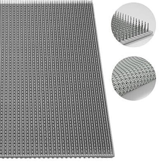 Large Silicone Acupressure Bath Mat (19"x27") Anti-Cold, Non-Slip, Light Gray - Picture 8 of 8